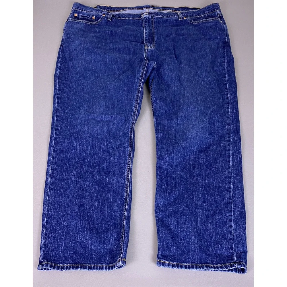 Levis 541 Athletic Taper Jeans Men's Size 52x30‎ Blue Medium Wash Stretch Denim